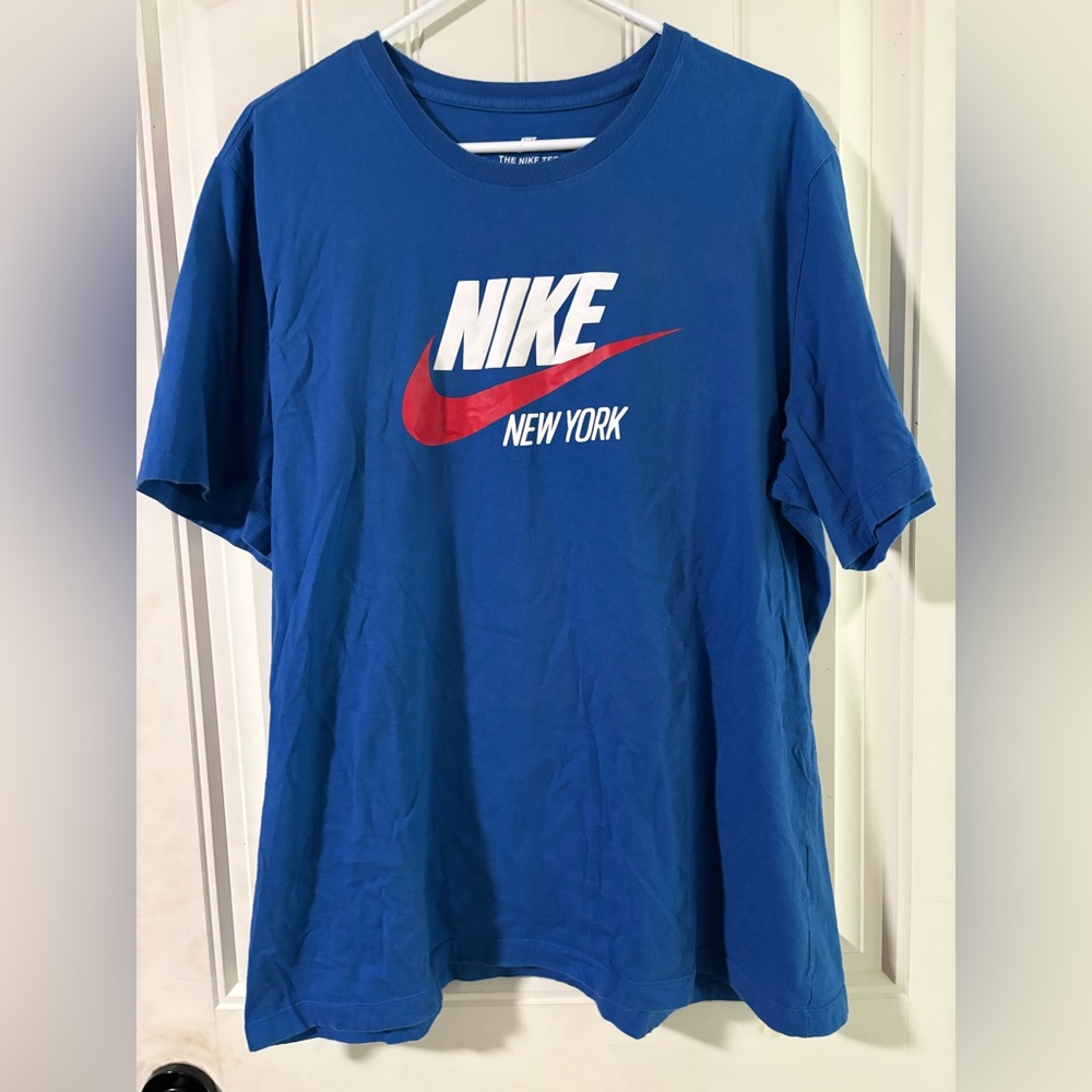 Nike Swoosh New York Blue Graphic Tee